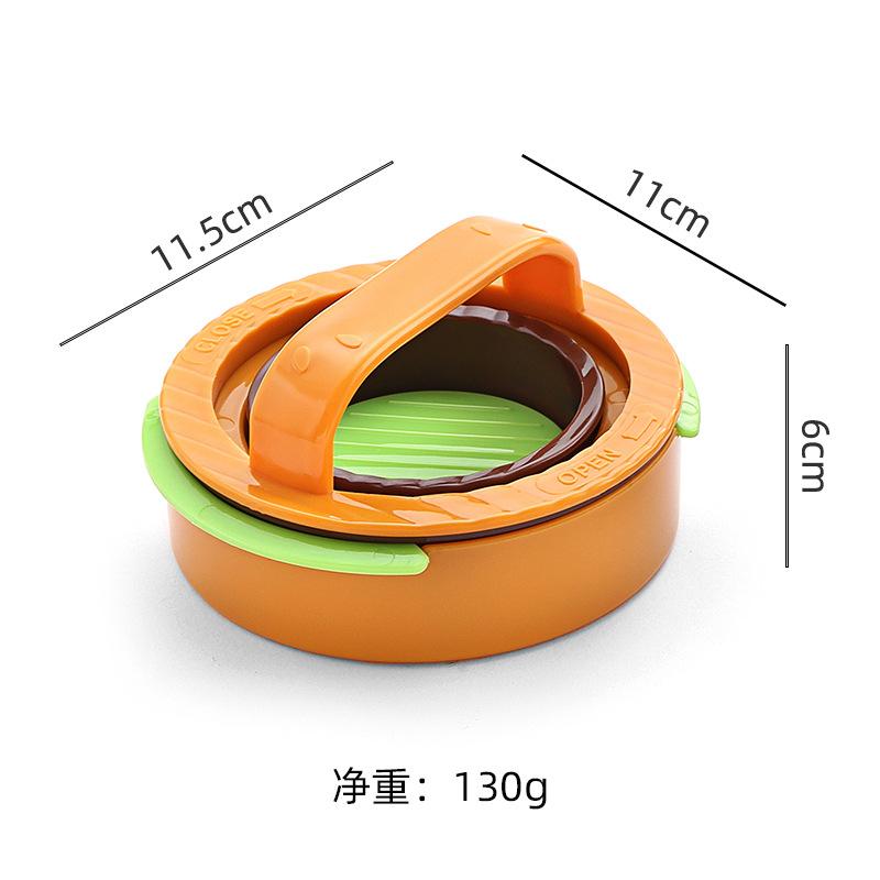 Circular burger making tool, meat press, meat patty press, combination set, meat press, kitchen small tool