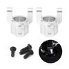 Aluminum Alloy Caster Mount (l R) Parts Fit for RGT 1 10 EX86100 RC Car ModelSilver R86022S