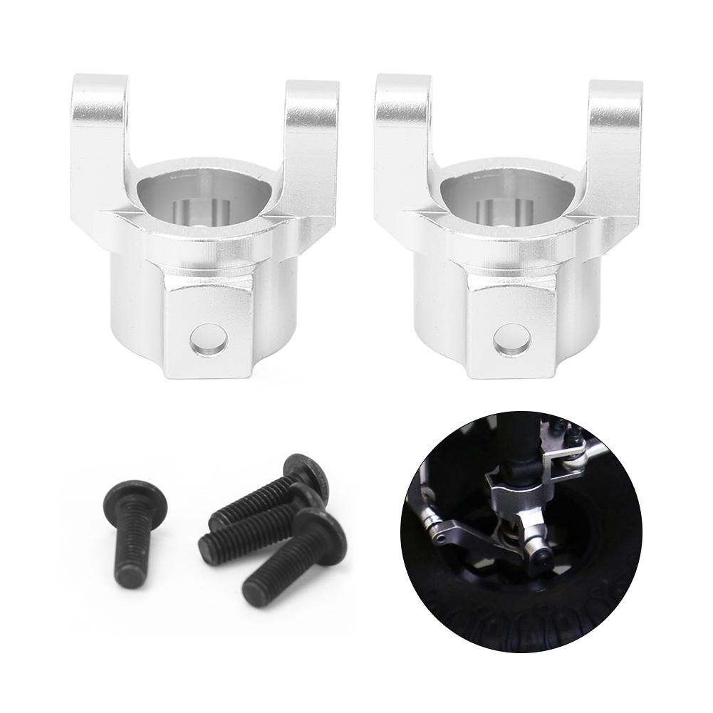 Aluminum Alloy Caster Mount (l R) Parts Fit for RGT 1 10 EX86100 RC Car ModelSilver R86022S