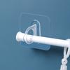 4 Pcs Spray Bottle Holder Space Saving Wall Mounted Adhesive Bottle Hook Shower Curtain Rod Holder