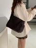 Soft PU Leather Women's Shoulder Bags Vintage Knotted Strap Crossbody Bag Simple Casual Large Capacity Female Work Tote Handbags