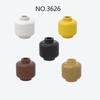 20Pcs MOC Brick Parts 3626 30011 Blank Head Plain Compatible Building Block Particles DIY Assmble Kids Puzzle Brain Toys Birthday Gifts