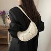 Fashionable Street Style Pu Shoulder Baguette Bag With Large Capacity For Summer 2024