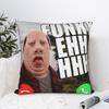 Funny John Pork Funky Ehh Calling Brainrot Meme Pillow Case  Fashion Pillow Cover Square Pillowcases For Sofa Home Decoration