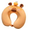 Travel Portable U Shaped Neck Support Pillow Memory Foam Pillow Soft for Kids Adults Travel Cushion