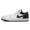 Jordan Air Jordan 1 Slip Resistant Coverage Low top Vintage Basketball Shoes Men's Black Brown 553558-132(Team-)