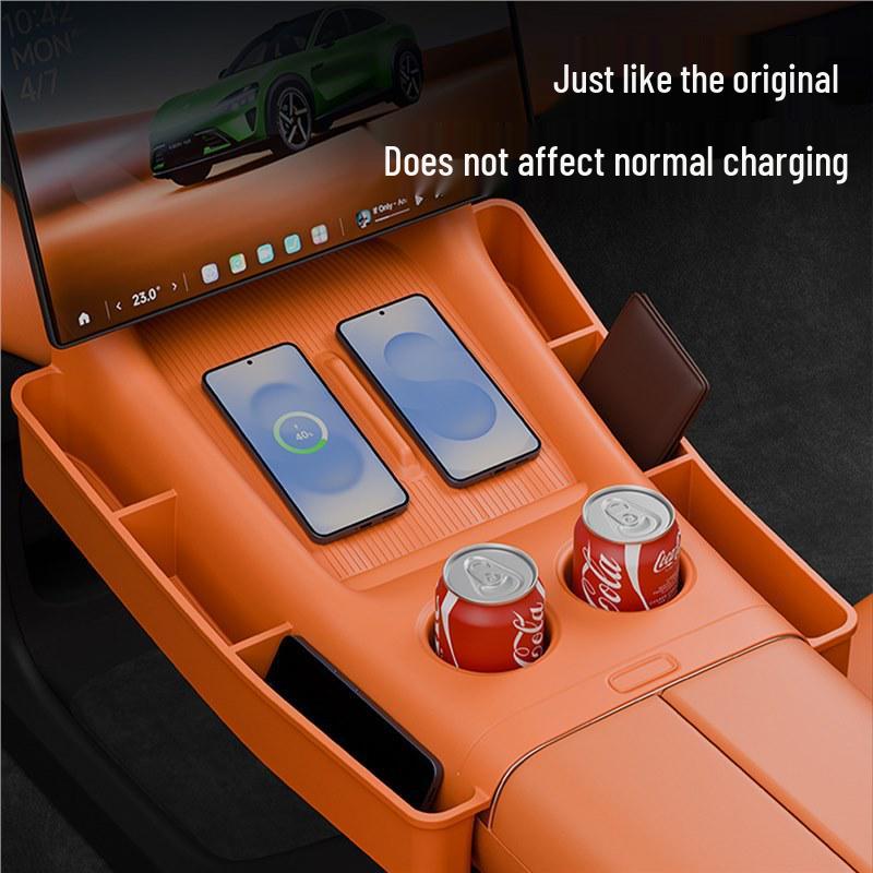 Silikonmatte für Xiaomi YU7 Bedienfeld: Kabelloser Ladegerät, Rutschfester Untersetzer, Innenraumzubehör