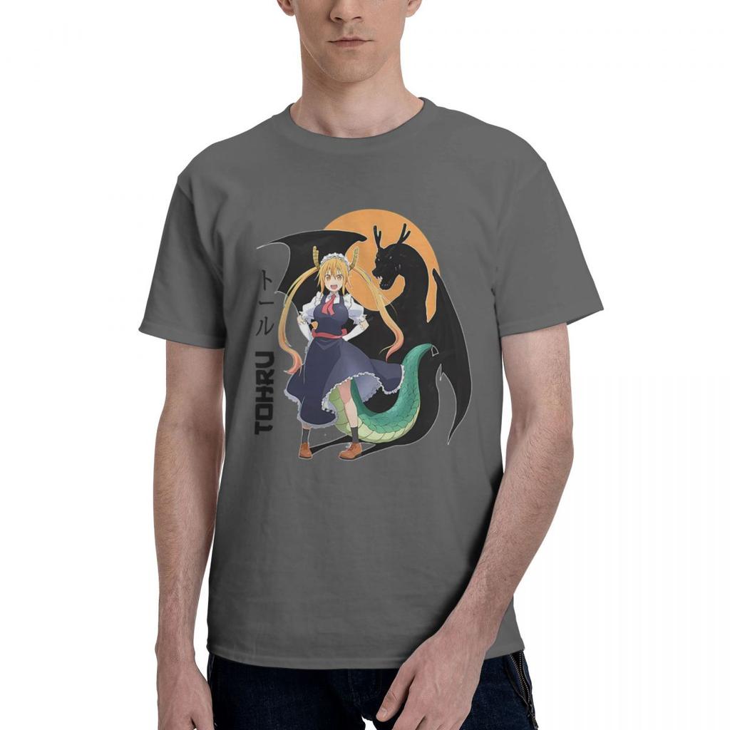 Dragon Maid Tohru Kobayashisan Chi No Maid Dragon 100 Cotton Casual Breathable Confortable TShirt Mens Clothing Brands Ma
