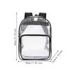 Cleanroom Tool Bag Tool Pouch Organization PVC Workbag Clear Backpack Engineer Bag for Security Sports Work Travel Plumber