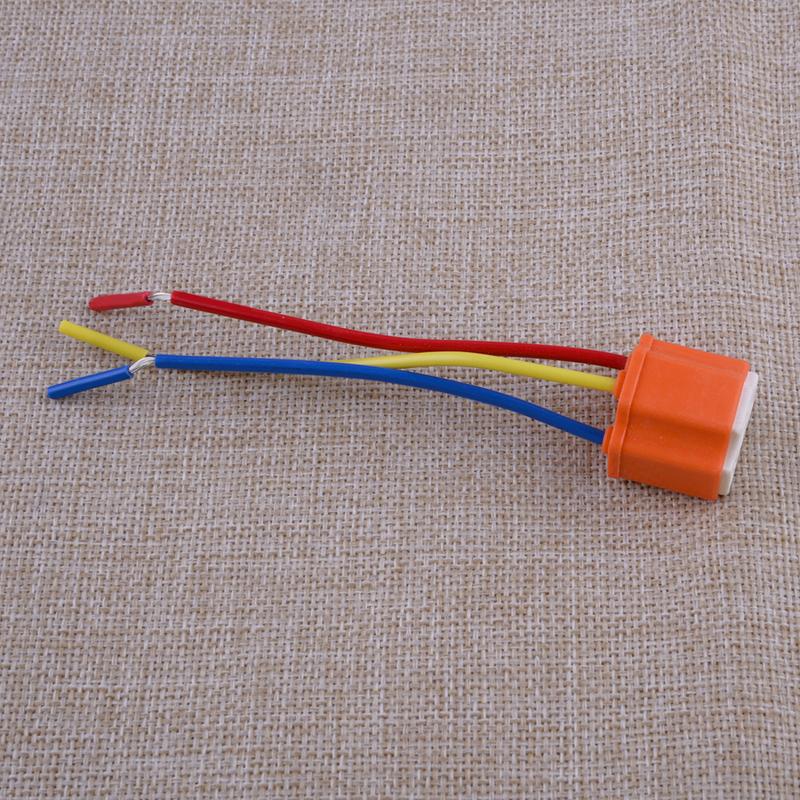 H4 9003 HB2 Car Truck Boat Marine Ceramic Headlight Female Pigtail Connector Plug Adapter Socket Universal