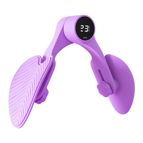 Thigh Master with Counter LCD Display 3 Levels Adjustable Ergonomic Pelvic Floor Muscle Trainer Men Women Inner Thigh Leg Hip Exerciser Toner