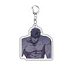 Hot Rose and Champagne Anime Acrylic Keychain Fashion Women Men Backpack Charm Car Accessories Keyring Creative Fans Gifts Toys