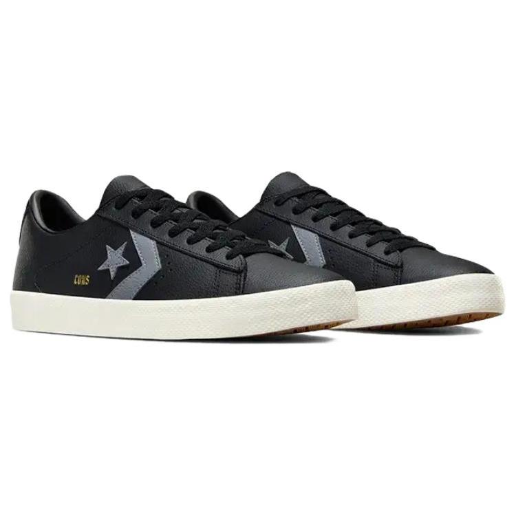 New Pro Leather Converse Vulc Pro 'Black Lunar Grey' A05329C