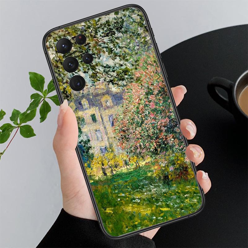 Claude Monet Garden Lotus Phone Case For Samsung Galaxy A52S A04S A21S A33 A23 A13 A14 A32 A52 A53 A54 A51 A71 M51