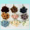 Simulated 7 Heads Multiple Petals Lily Bouquet Artificial Flower For Decor Hoom