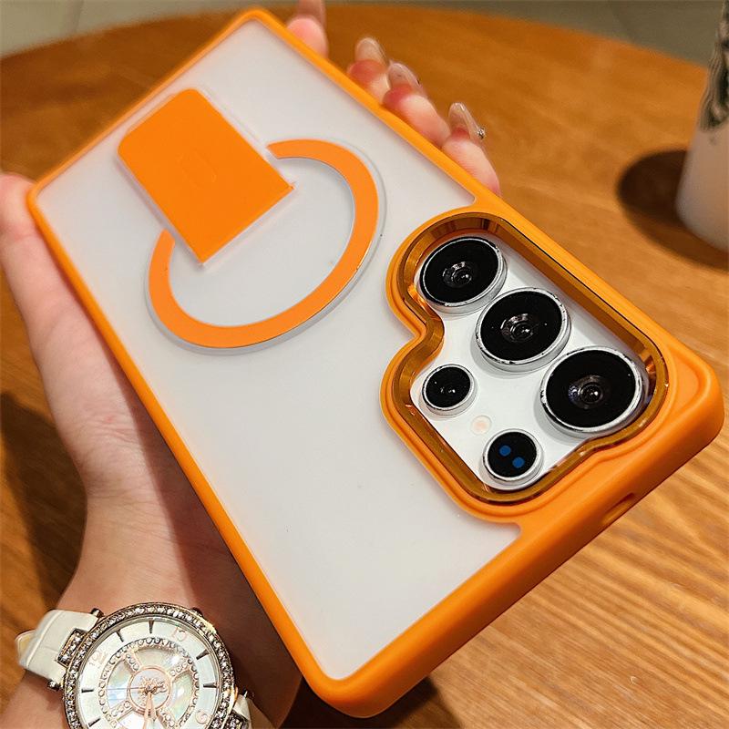 Invisible Magnetic Phone Case for Samsung S25 Ultra, Compatible with S24 FE/S23/S25 Plus