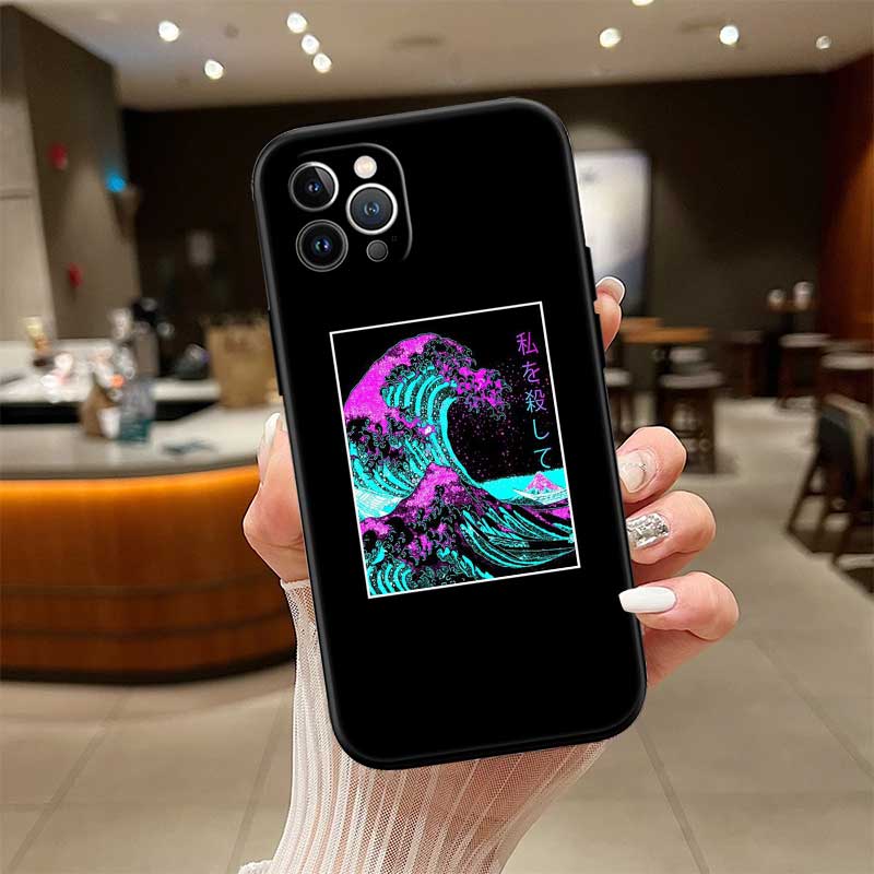 UP32 Great Wave off Kanagawa New High-End Shell Phone Case for iPhone SE X XS XR 16E 17 11 Pro Max 8 7 6 6s Plus Air