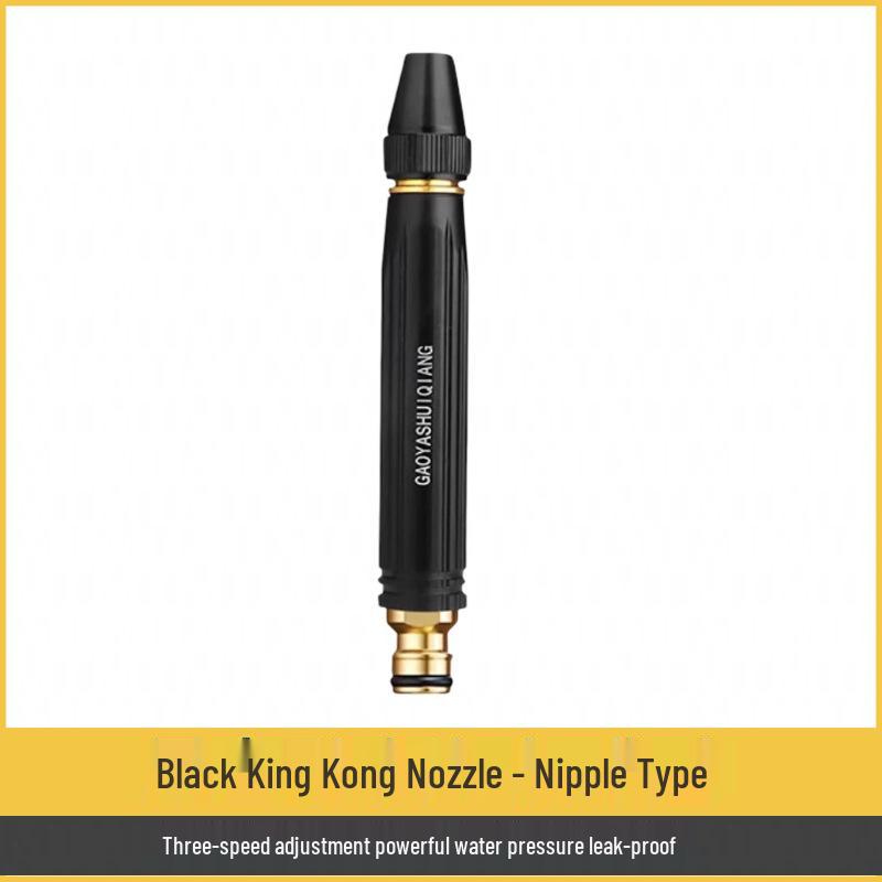 High-Pressure Water Gun Nozzle for Car Wash, Home Use, and Garden Watering