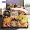 Juego de Ropa de Cama con Estampado de Dibujos Animados Colcha Funda de Colcha Funda de Almohada Decoración del Hogar Regalo de Cumpleaños (1 * funda nórdica + 2 * fundas de almohada, sin núcleo)
