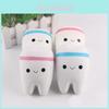 Charming Squishy Cartoon Smiley Teeth Slow Rising Pendant With Soft Plush Appeal
