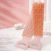 Extended Bath Scrubber Belt Double-sided Back Exfoliator Silicone Back Scrubber Towel  Dead Skin