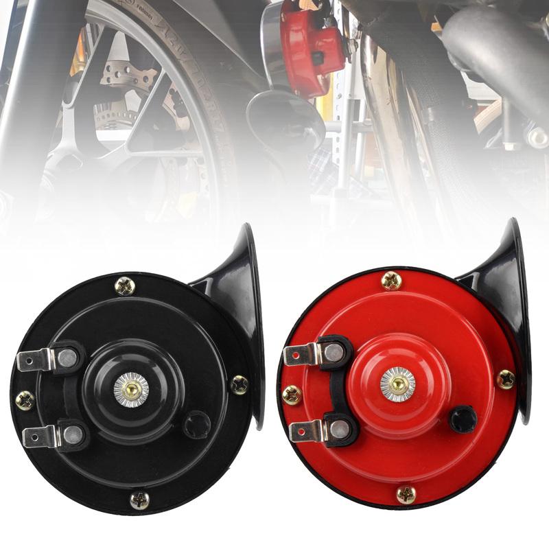 Universal Motorcycle Snails Electric Air Horn 12V/24V For Harley Honda Cafe Racer Scooters Motocross Modification Accessories