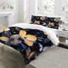 Night Flower Language Dream Bed Three-Piece Quilt Cover Pillowcase Digital Printing Home Textiles Polyester