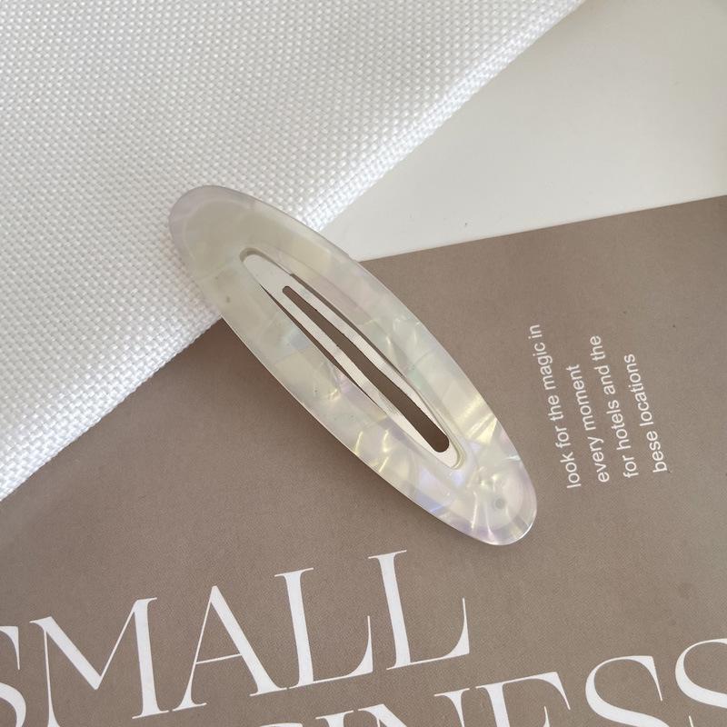 High-End Acetate Hair Clip for Bangs and Flyaways - Elegant Side and Back Clip for Women