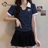 Women's 2026 Summer Polo Collar Short-Sleeve T-Shirt