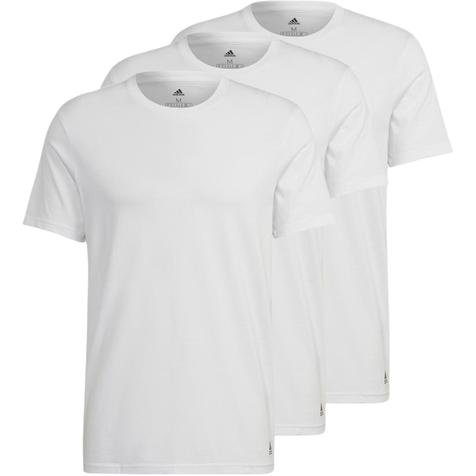 

Adidas Active Flex Cotton Crewneck Shirt Men Tops White GB1401 XXXL