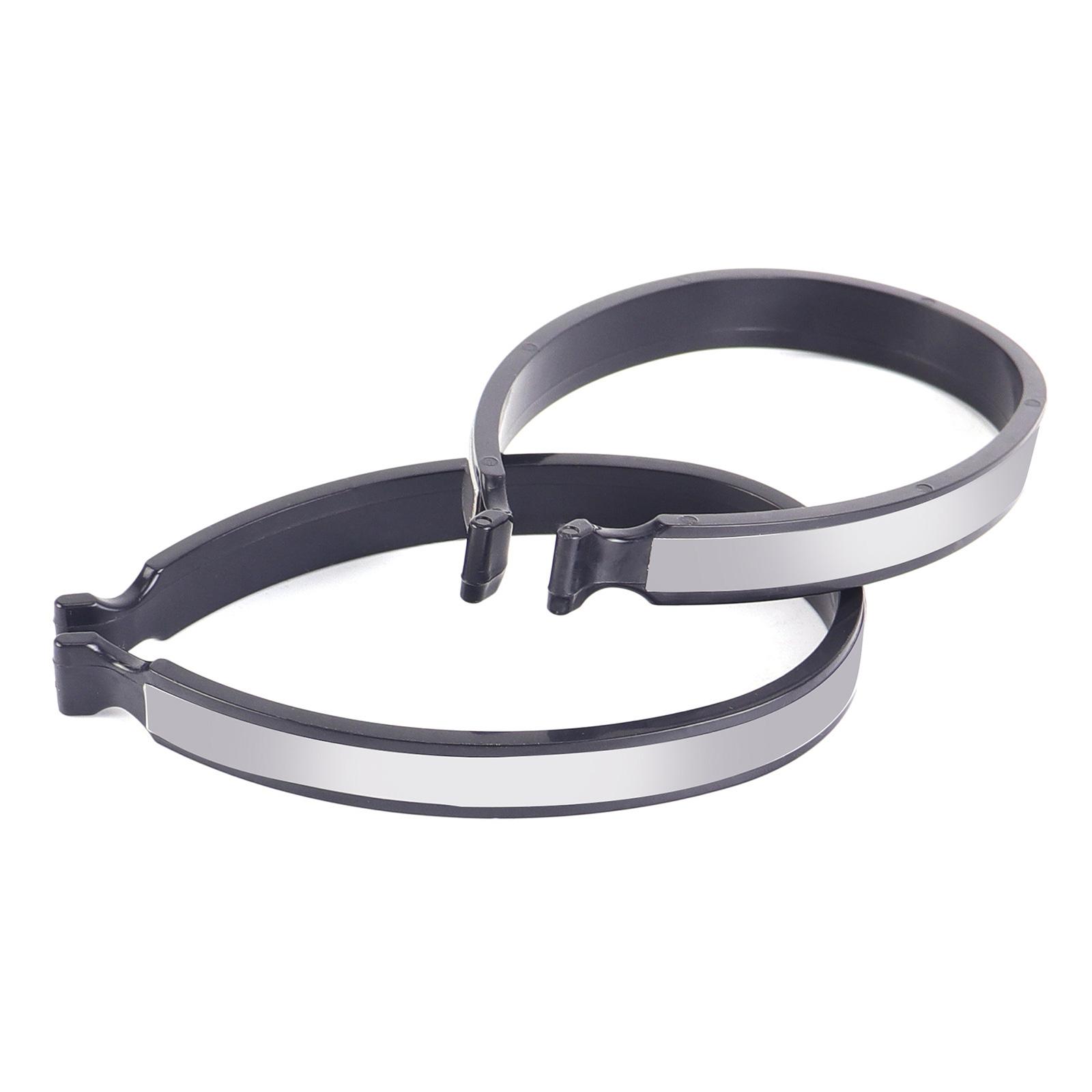 

Reflective Trouser Pant Safety Clip Pant Leg Cuff Clip Reflective Bike Clip for Night Cycling Safety Easy to Use