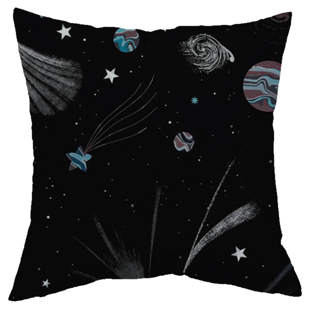 Universe Sun Planet Decorative Pillowcase Living Room Office Home Pillowcase Car Ornaments