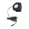 USB Blower Fan 3.8in 3 Speed Mode DC5V Brushless 3800 RPM 22 CFM Computer Cooling Fan for PC Electronics 3D Printer