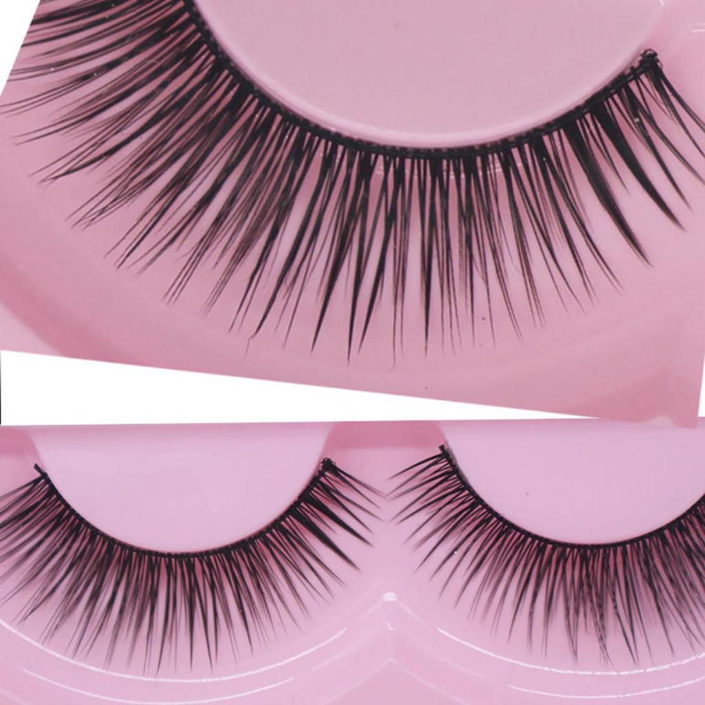 Buy Monoceros 1Pair Lady Natural Cross Fake Eye Lashes Extension Makeup ...