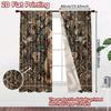 2pcs, 2D FLAT PRINTING Curtains (Without Rod) Mystic Cat Mandala Minimalist Holiday Curtains Versatile Fabric Curtains Art Deco