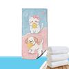 Cute Puppy Kitten Beach Towel Patterned Sunscreen And Windproof Suitable For Swimming Pool Camping Travel
