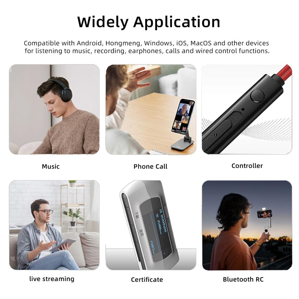 Xiwai Typ C zu Audio AUX HiFi DAC Kopfhörerkonverter MIC Soundkarte 384kHz 32 Bit Adapter KT02H20 Kompatibel OMTP CTIA Laptop Tablet Telefon USB-C
