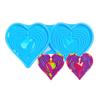 Earring Pendant Mould Holographical Silicone Mold Heart Shaped Earrings Mould for DIY Enthusiasts Crafts Mould
