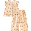 Mini Balabala Girls' Summer Vest & Cropped Pants Set