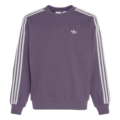 adidas Originals 3 Stripes FW25 Crew Sweatshirt Striped Loose Fit Pullover Long Sleeve Men Sweatshirt KG3900