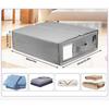 Wardrobe Storage Box Foldable with Handle Transparent Window Clothes Socks Underwear Storage Classification Storage Closet Organizer