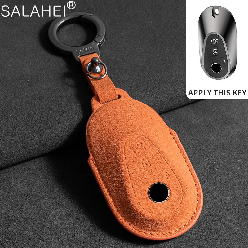 Car Key Case Cover For Mercedes Benz A B C E S Class W204 W205 W212 W213 W176 GLC CLE CLA GLB GLC GLS AMG W177 W222 Keychain UU4