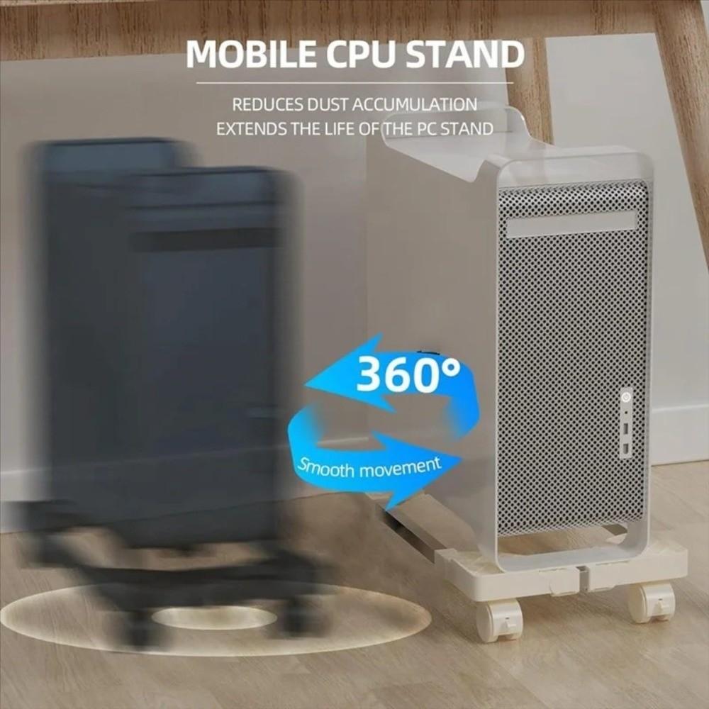 Scalable Mobile CPU Stand Stable Computer Mainframe Rack Universal Computer Tower Stand  Under Desk