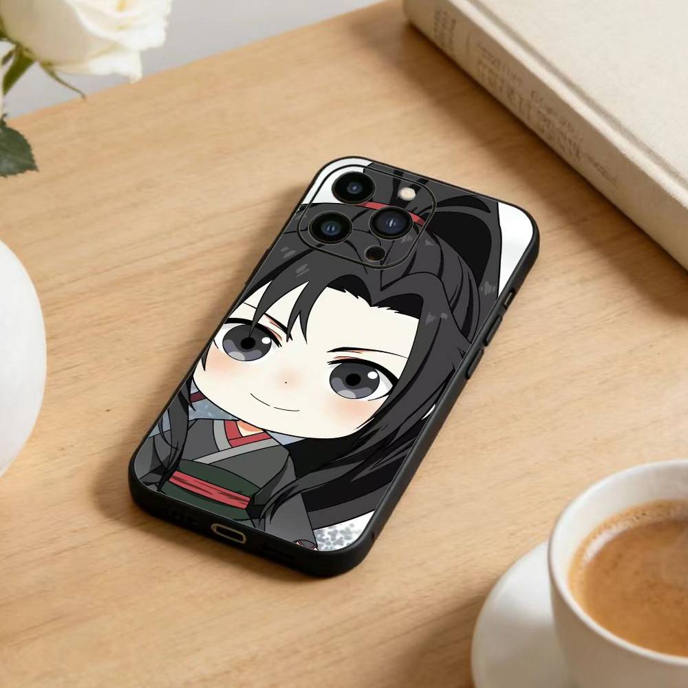 Grandmaster Demonic-Cultivation Phone Case For iPhone17,16,15,14,13,12 Plus,Max Soft Silicone Black Cover