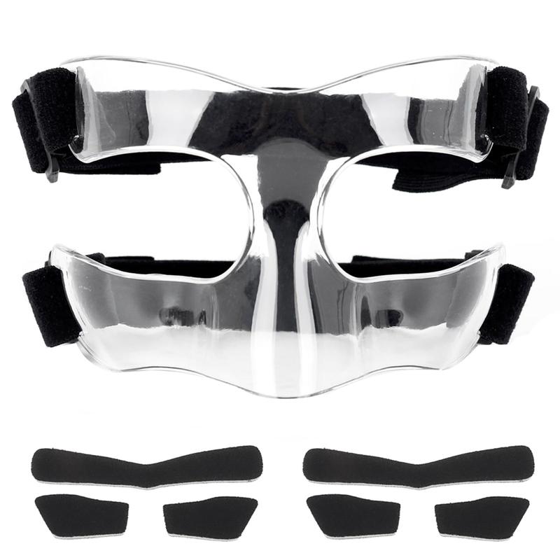 Nose Guard for Broken Nose, Adjustable Face Guard Sports Training Face Mask Nose Protector with