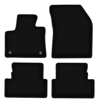 Tapis de sol BASIC en velours noir pour: Peugeot 3008 II crossover (2016-)