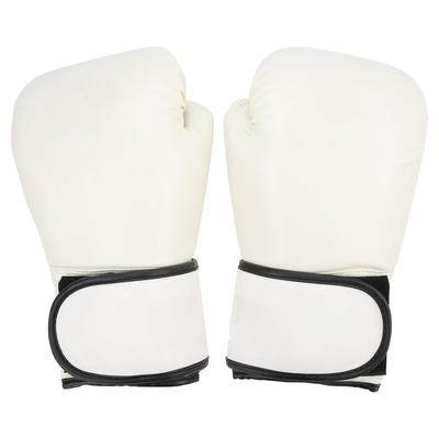 Oddychające Rękawice Bokserskie dla Dorosłych Rękawice Treningowe do Worka Bokserskiego Kickboxingu MMA Białe