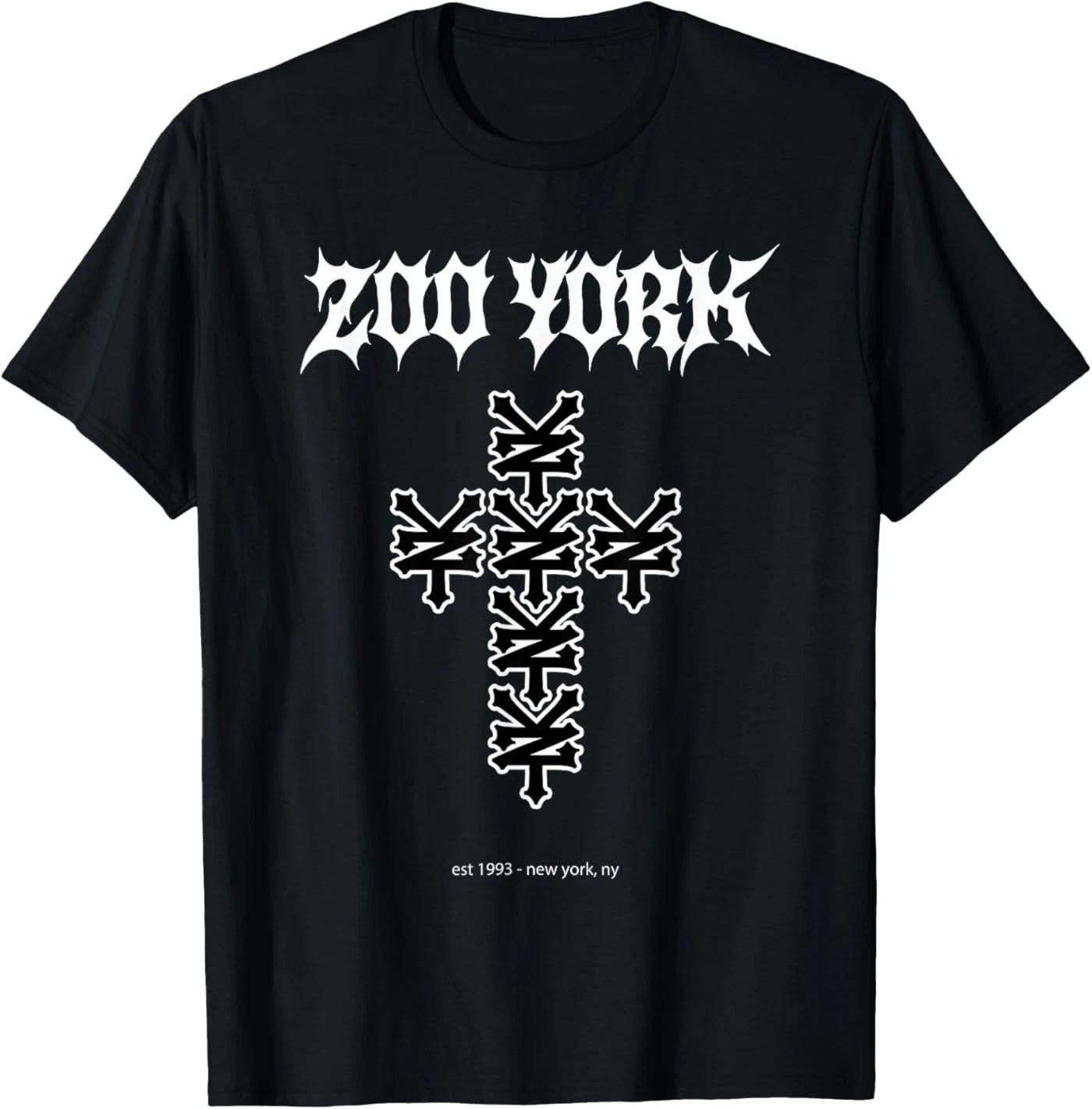 

Zoo York Cross Heavy Metal Monogram Gothic Streetwear T-Shirt M