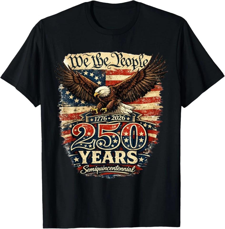 Patriotic 250th America We The People 250 Anniversary USA T-Shirt XL