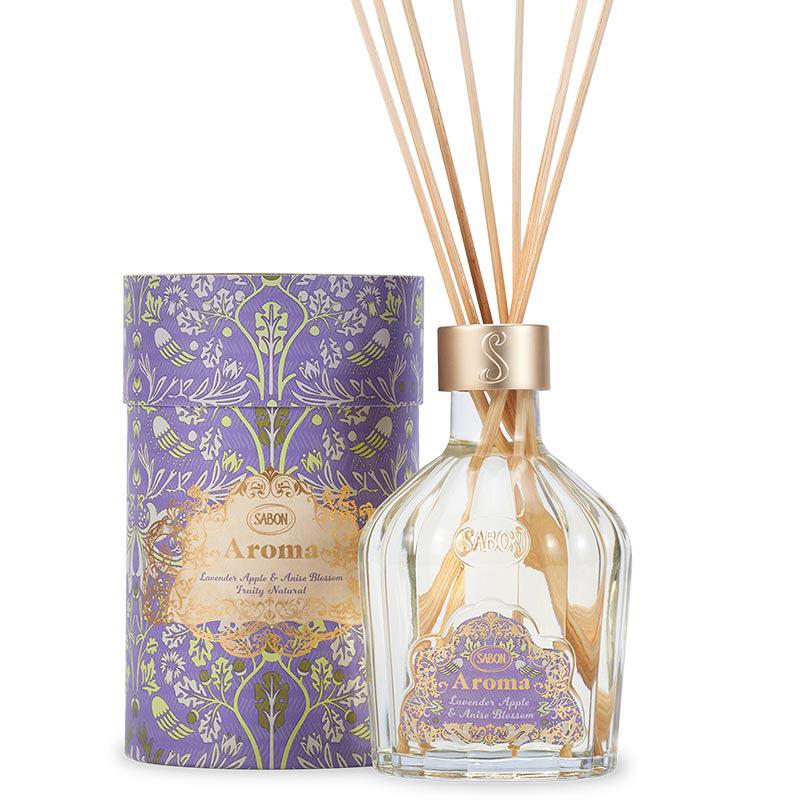 

[Sabon] Aroma Lavender Apple Anise Blossom Diffuser 245ml + Wood Sticks